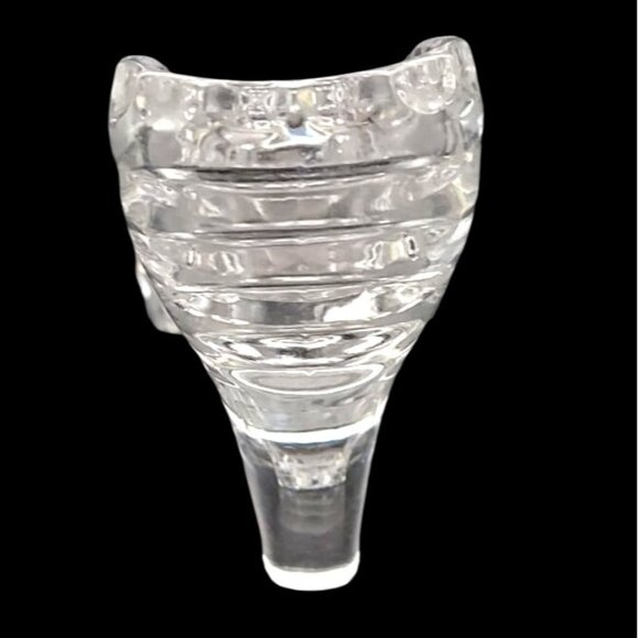 Godinger Lead Crystal Slipper Shoe Cinderella Handmolded Figurine W Germany - Picture 4 of 7